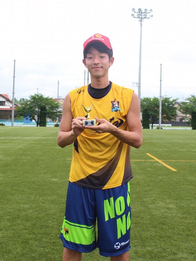 メン部門:佐々木慧選手(産業能率大学アミスタ)